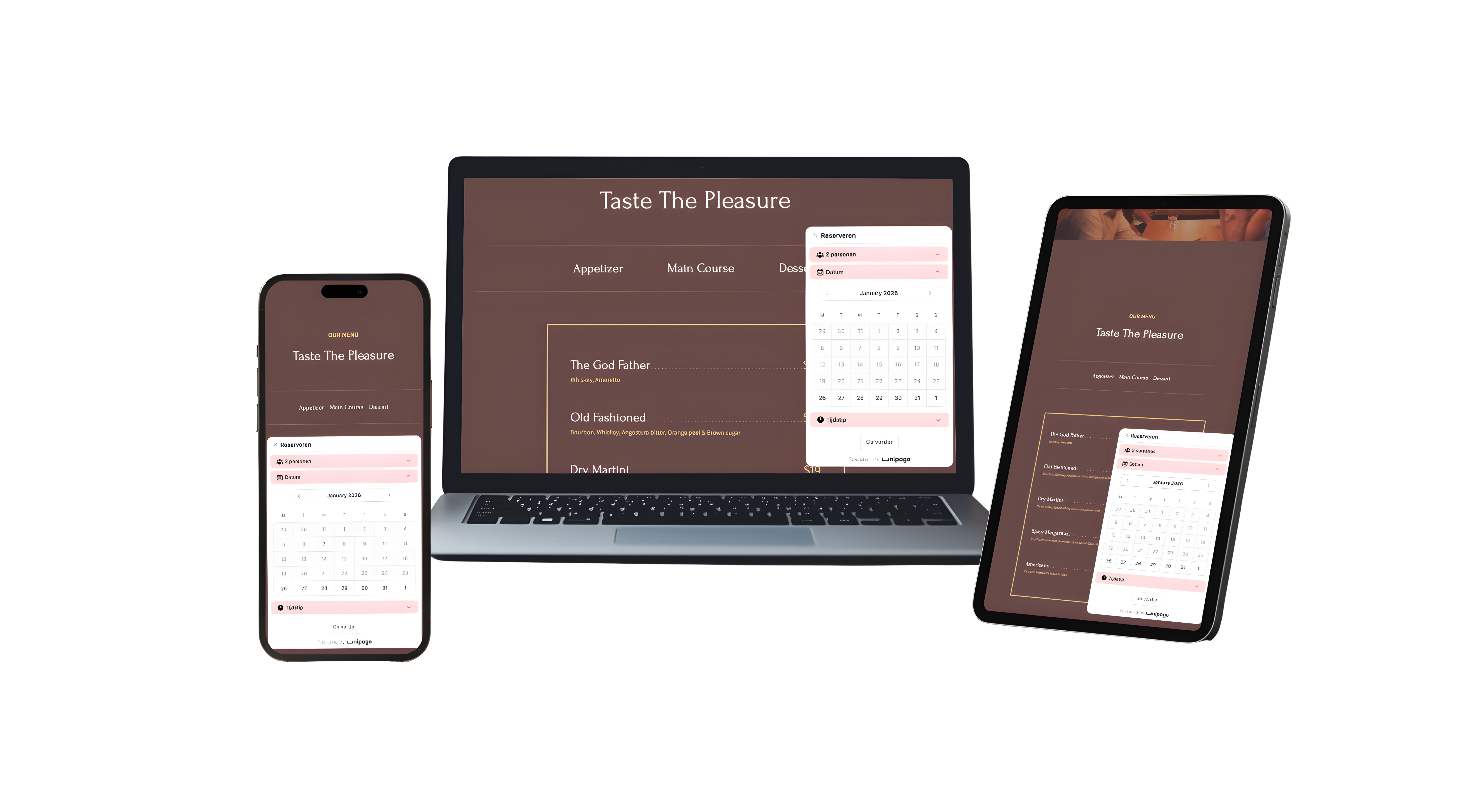 Plus jamais de réservation manquée. Permettez à vos clients de réserver 24h/24 et 7j/7 dans votre restaurant.