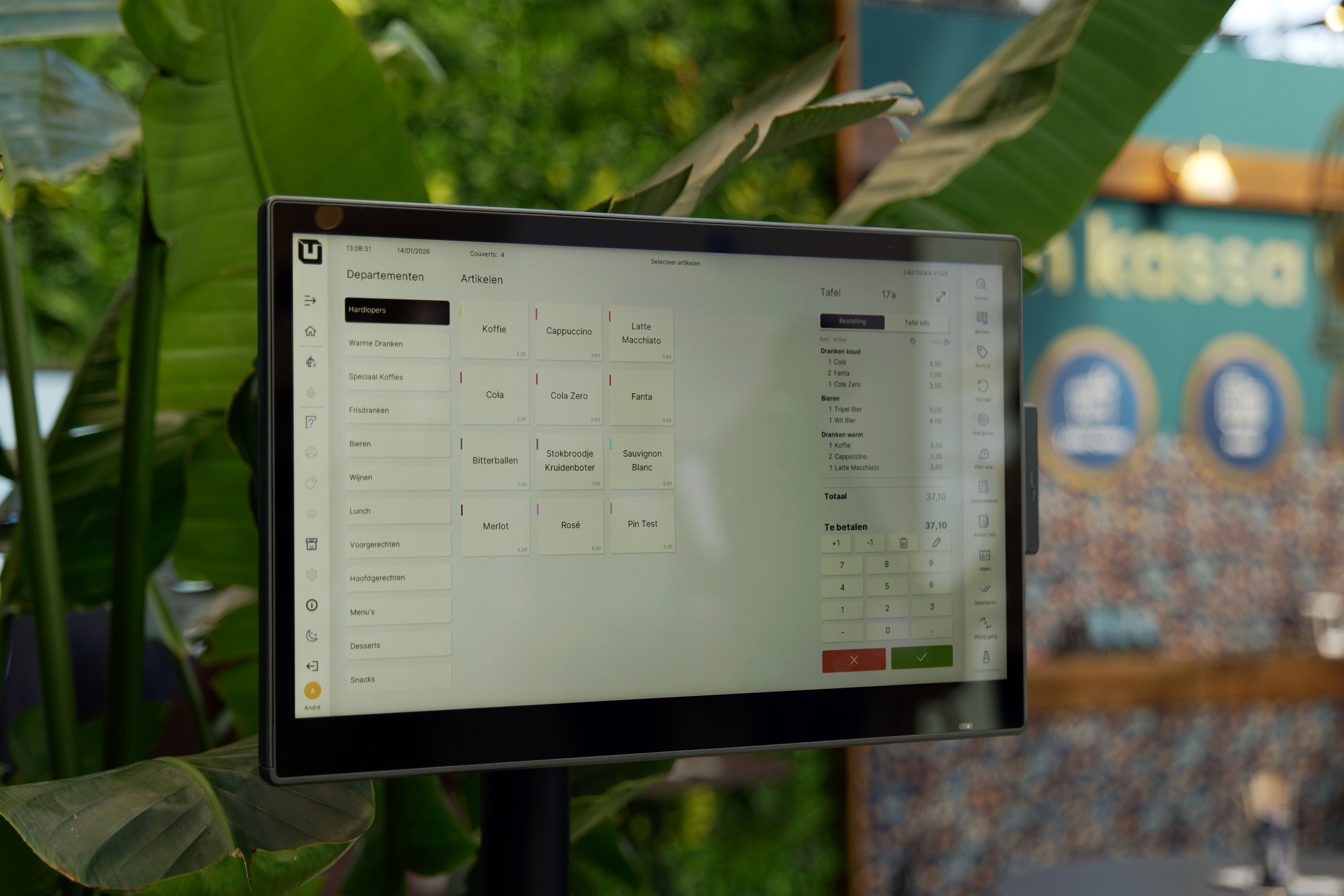 Untill kassasysteem voor restaurants via Unipage